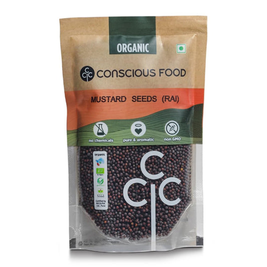 Conscious Food Organic Mustard Seeds |Rai