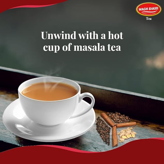 Wagh Bakri Masala Instant Tea Premix-140 Grams - PUSHMYCART