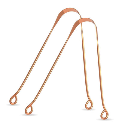 Zandu Copper Tongue Cleaner - PUSHMYCART