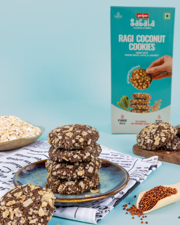 Sabala Millets Millet Cookies - Ragi Coconut