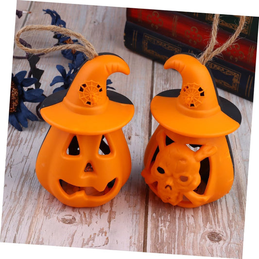 Rich Decoration Halloween Pumpkin LED Lights Flameless Battery Operated Pack of 2