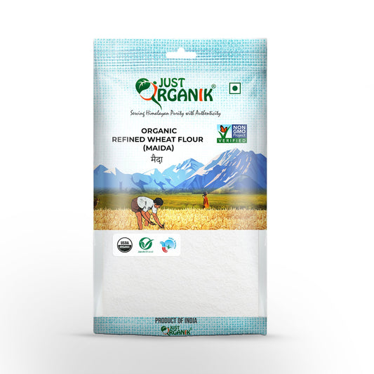 Just Organik Refined Wheat Flour Maida - PUSHMYCART