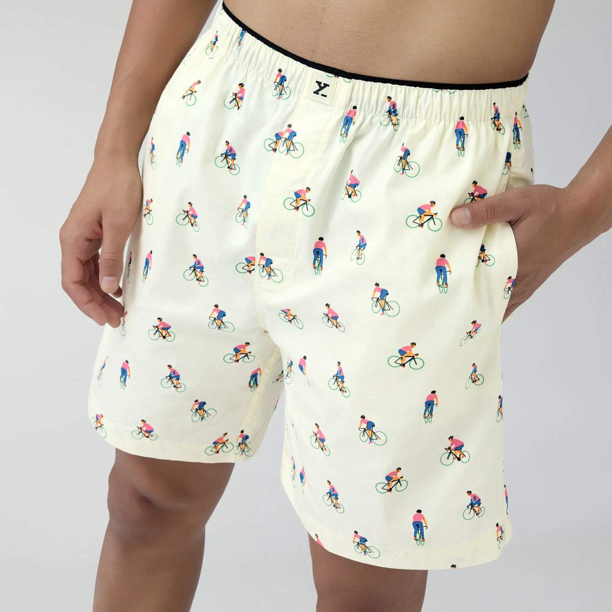 XYXX Renew Combed Cotton Boxer Shorts Ivory White - view 6