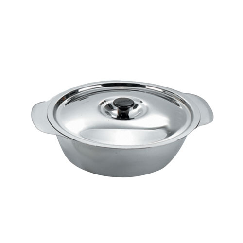 Vinod Stainless Steel Royal Veg Serving Dish with Cover - 350 ml Capacity, Highest Grade Stainless Steel, Dishwasher Safe, Tough & Strong - view 2