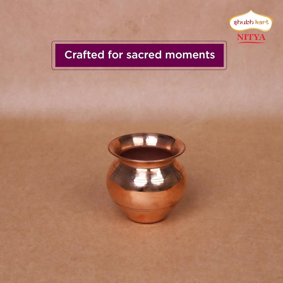 Pure Copper Kalash 500ml |Copper Lota
