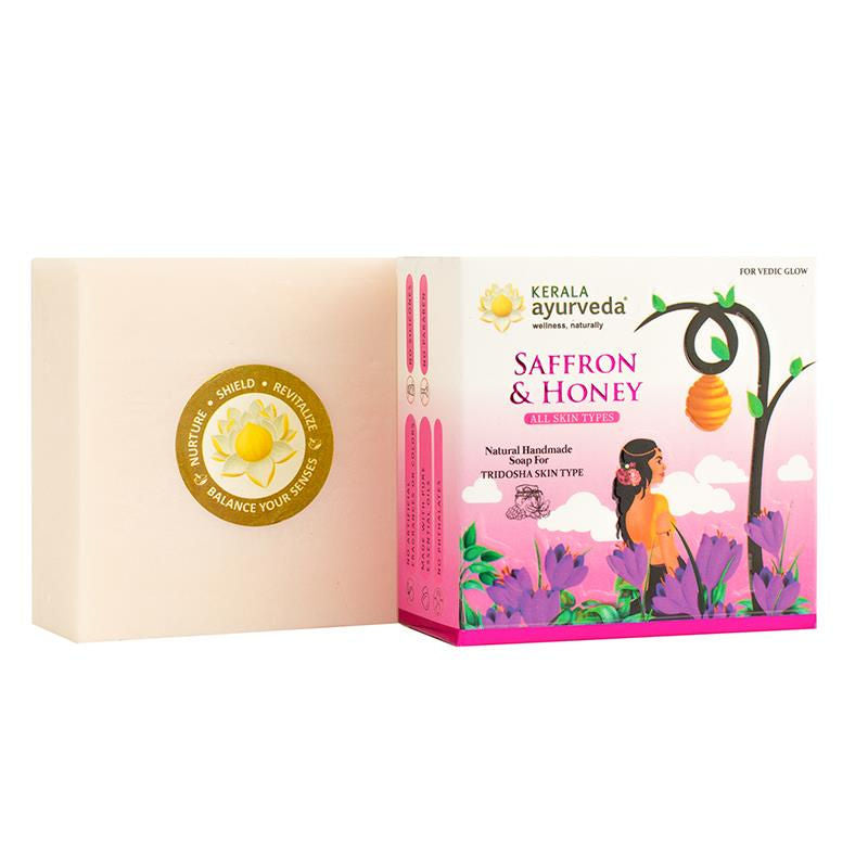 Kerala Ayurveda Soap Saffron & Honey