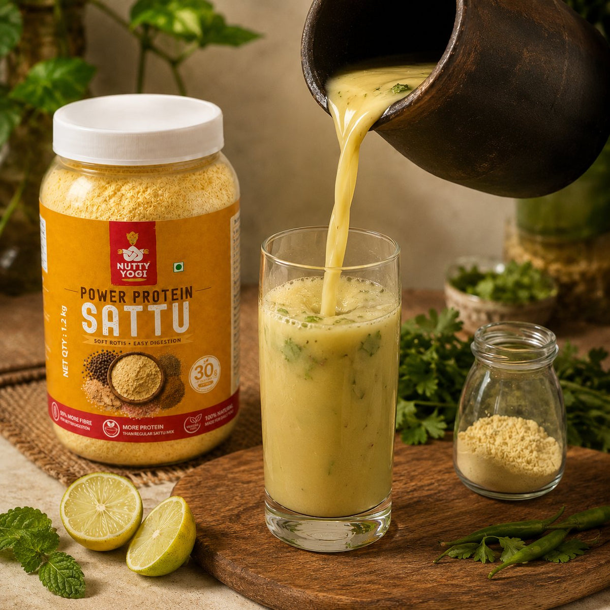 Nutty Yogi Power Protein Sattu Mix