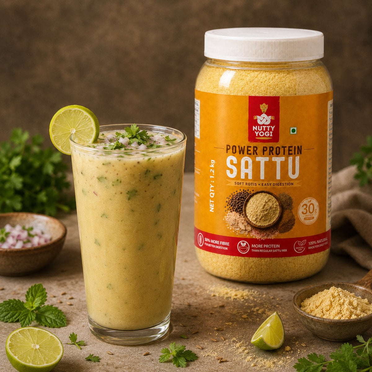 Nutty Yogi Power Protein Sattu Mix