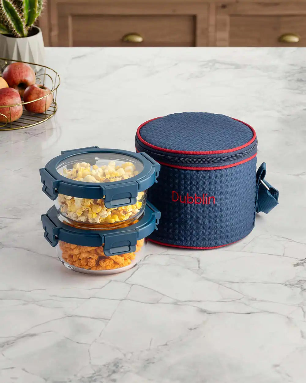 Dubblin Durban Glass Lunch Box Set of 2