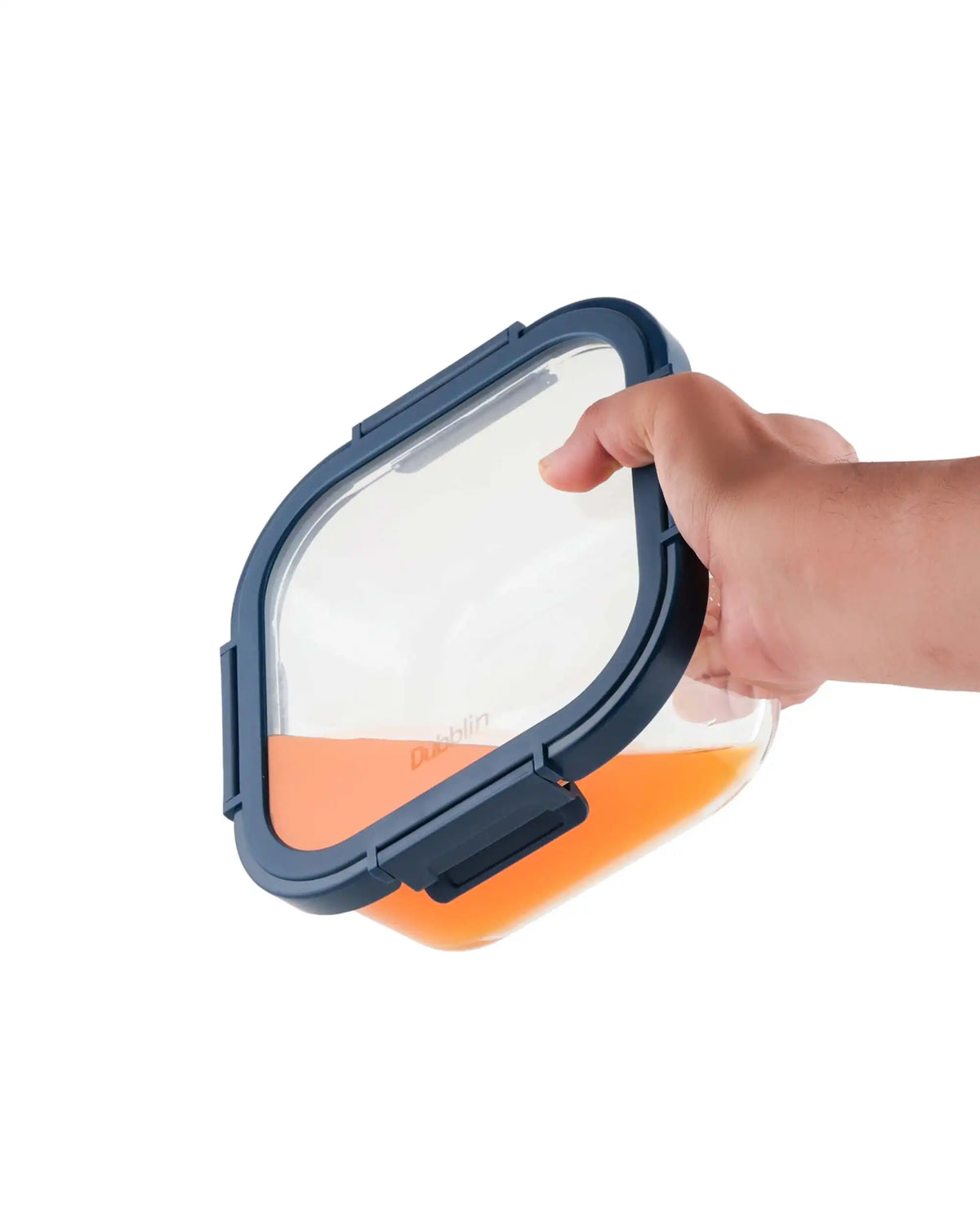 Dubblin Keep In Glass Square Glass Container 1100 ml