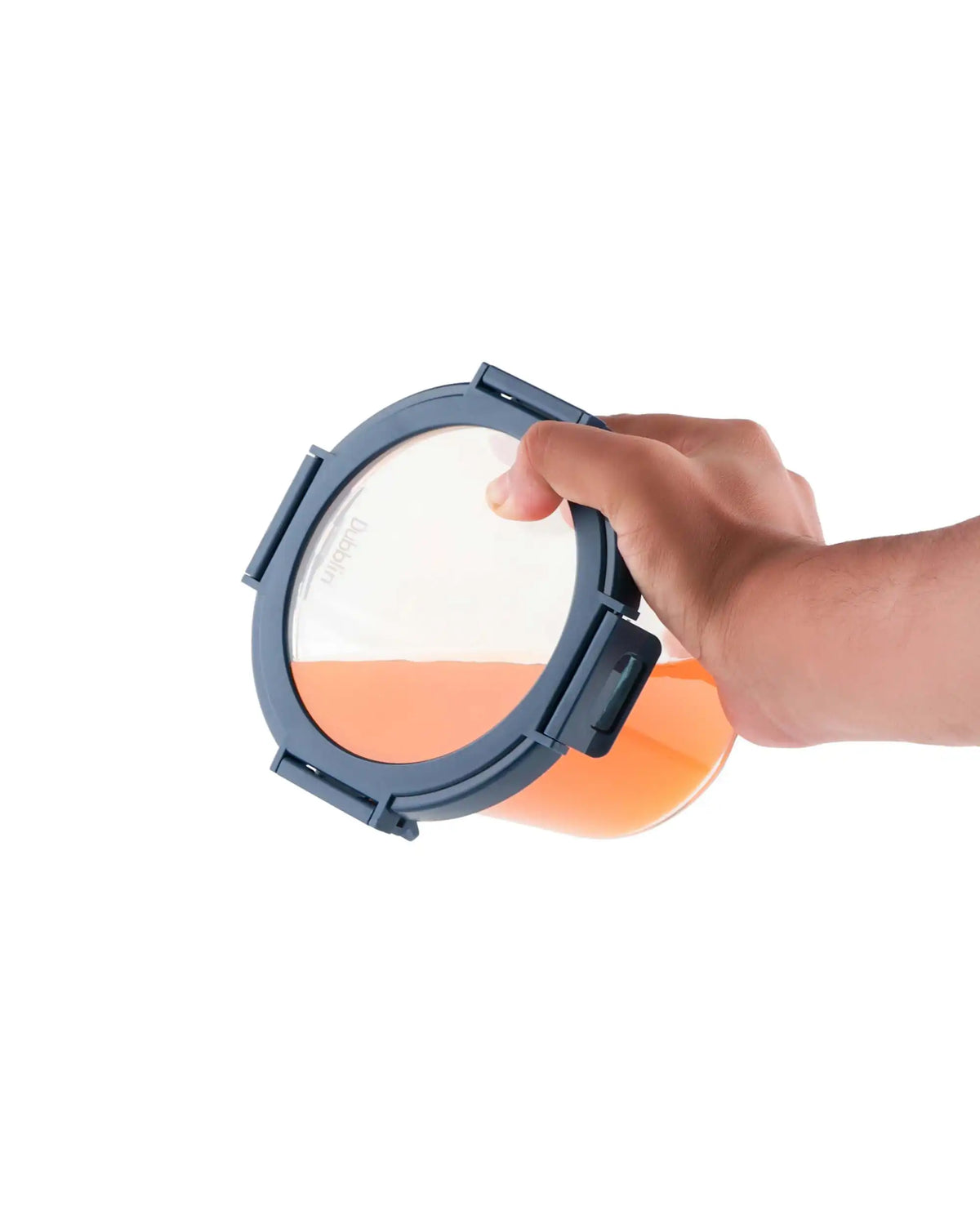 Dubblin Keep In Glass Deep Round Glass Container 700 ml
