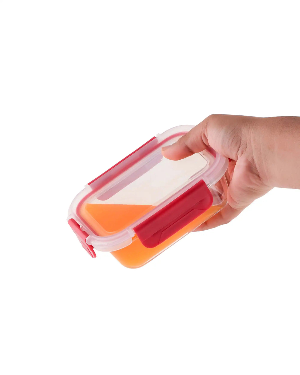 Dubblin Lock Me Up Rectangle Glass Container 370 ml
