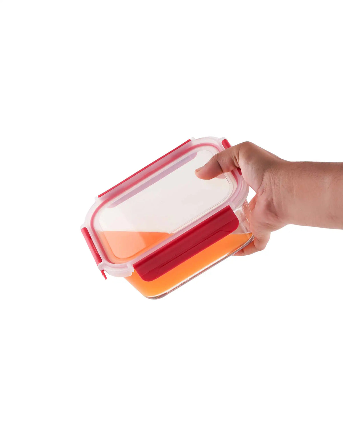 Dubblin Lock Me Up Deep Rectangle Glass Container 800 ml