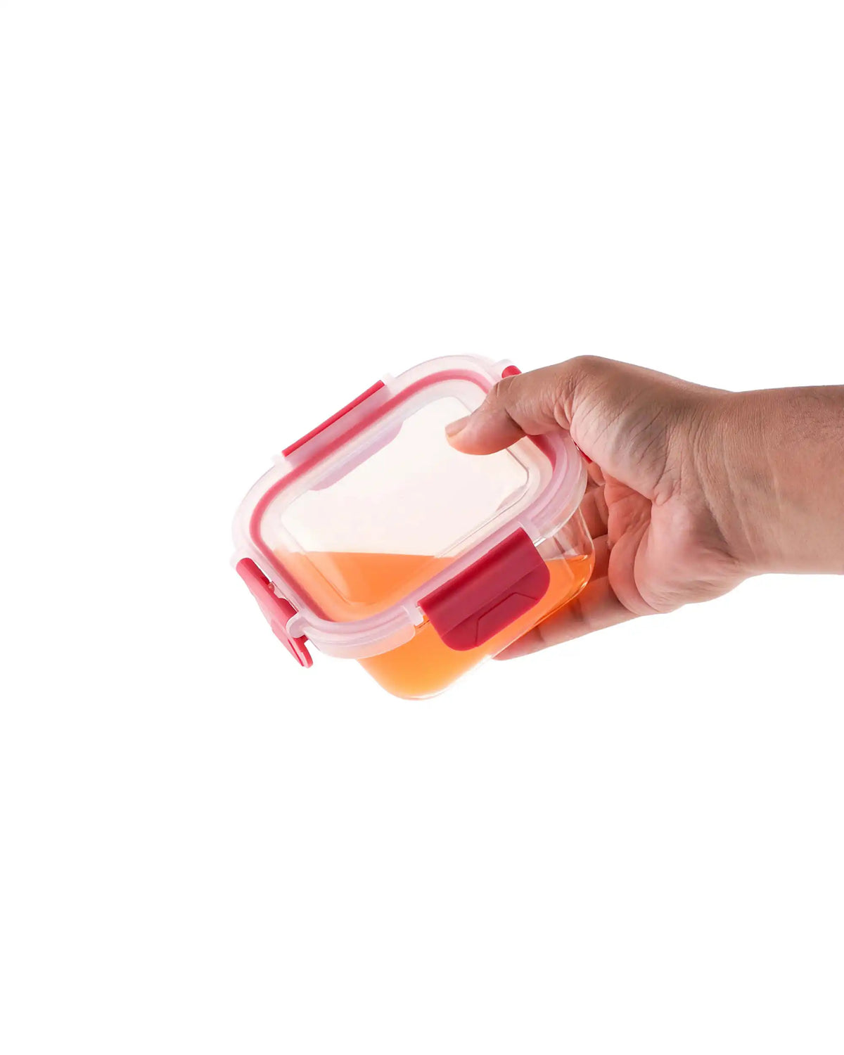 Dubblin Lock Me Up Square Glass Container 310 ml