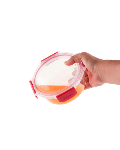 Dubblin Lock Me Up Round Glass Container 640 ml