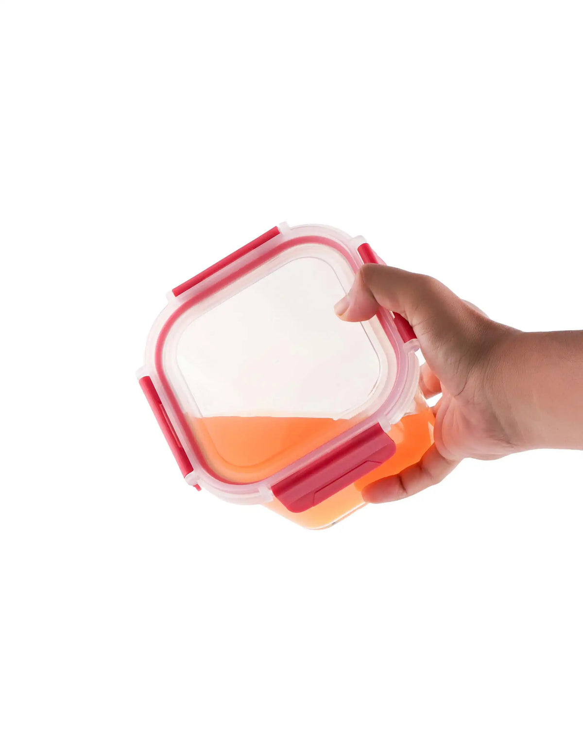 Dubblin Lock Me Up Deep Square Glass Container 850 ml