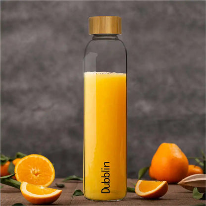 Dubblin Bamboo Glass Water Bottle 800 ml