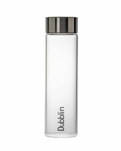 Dubblin Freeze Glass Water Bottle 600 ml
