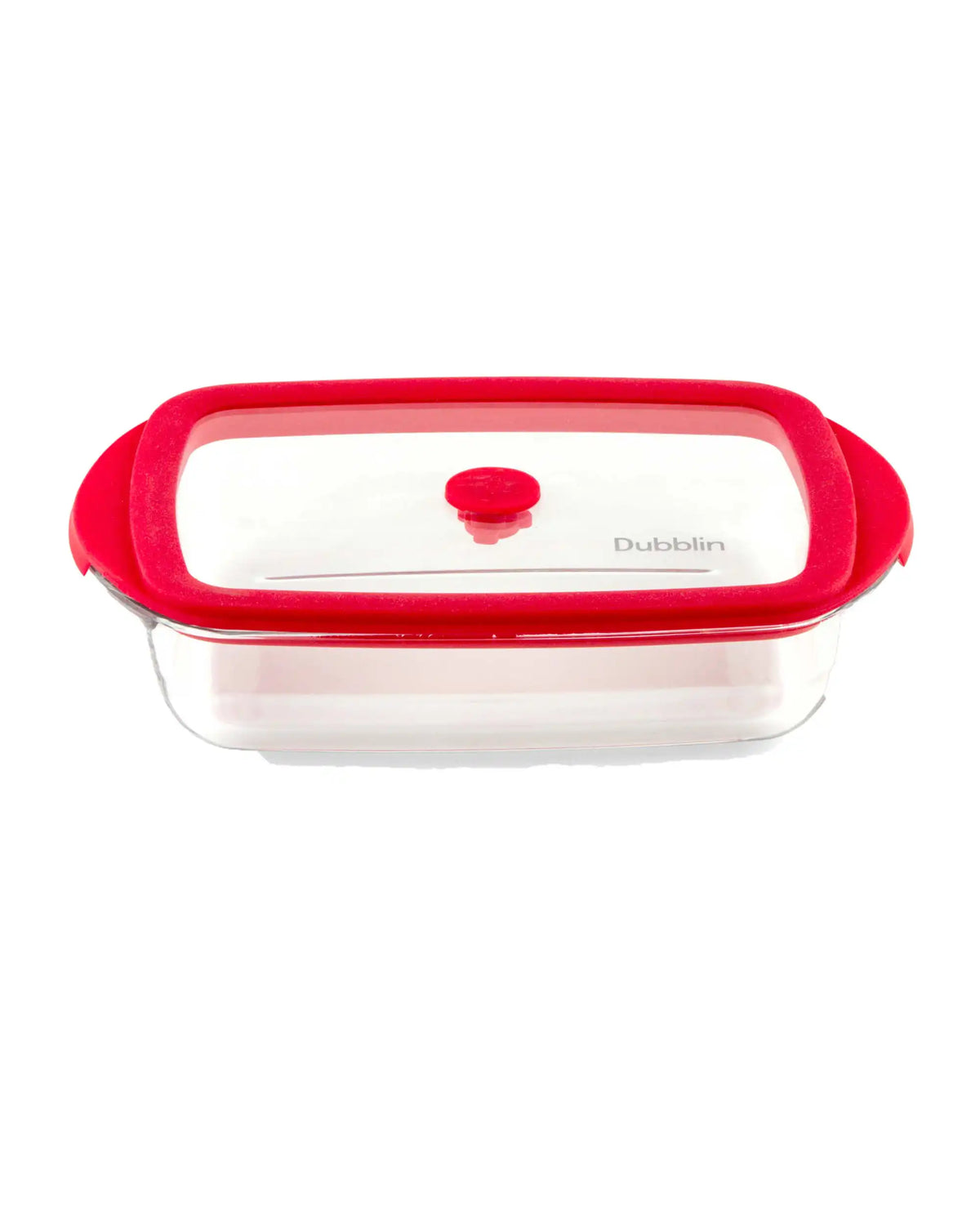 Dubblin Latino Rectangle Borosilicate Glass Baking Dish with Lid 800 ml