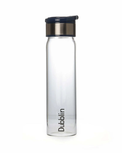 Dubblin Pool Glass Water Bottle 600 ml