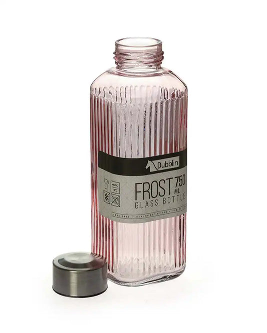 Dubblin Frost Glass Water Bottle 750 ml