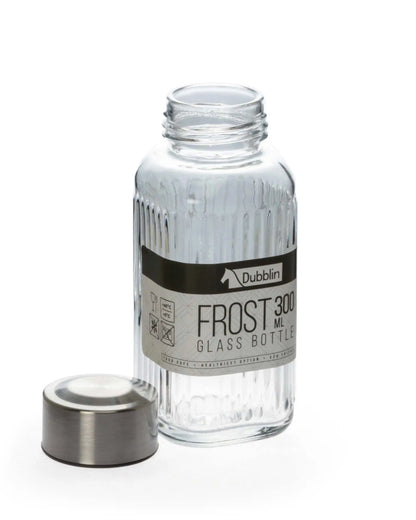 Dubblin Frost Glass Water Bottle 300 ml