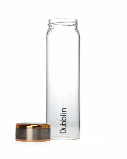 Dubblin Mist Glass Water Bottle