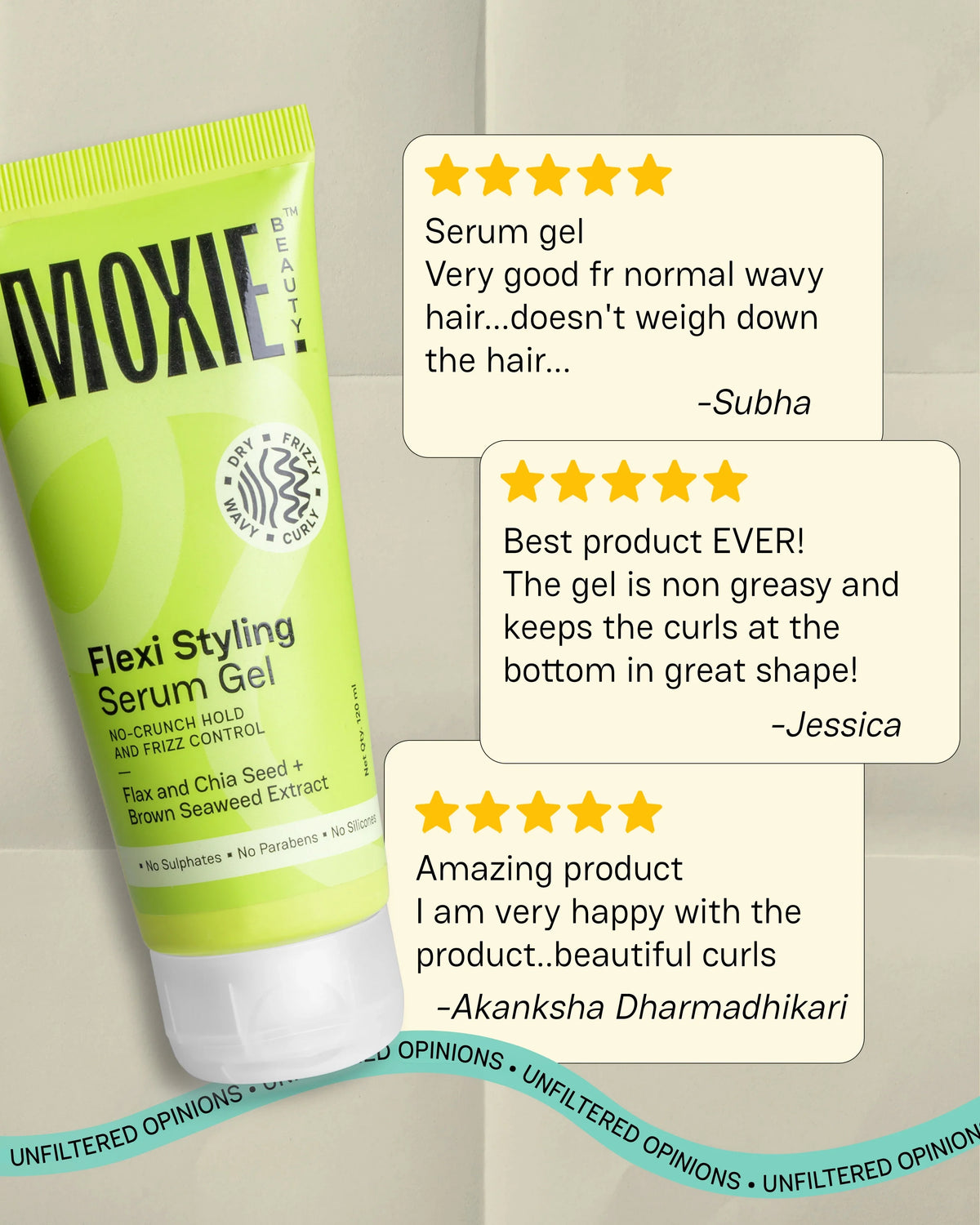 Moxie Beauty Flexi Styling Serum Gel, 50ml