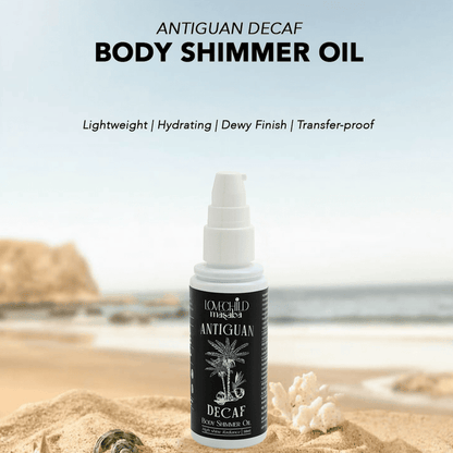 LoveChild Body Shimmer Oil Antiguan Decaf For HighShine Radiance