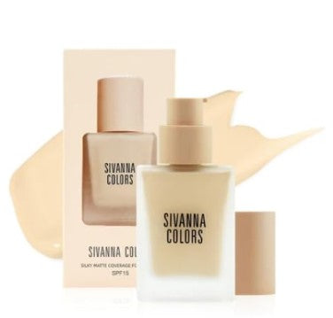 Sivanna Colors Silky Matte Coverage Foundation SPF 15 - PUSHMYCART
