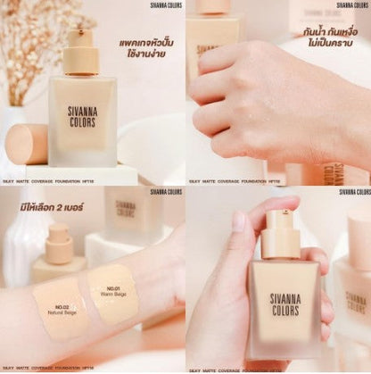 Sivanna Colors Silky Matte Coverage Foundation SPF 15 - PUSHMYCART