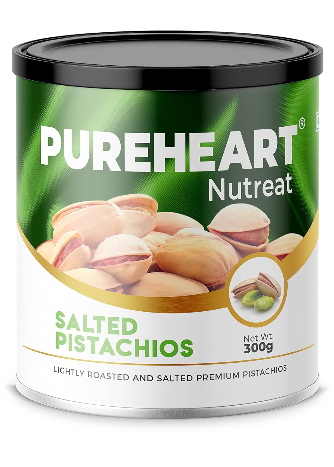 Pureheart Nutreat Salted Pistachios Natural Premium Lightly Roasted Dry Fruit