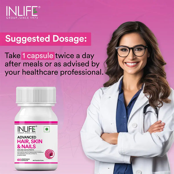 Inlife Hair Skin And Nails Tablets