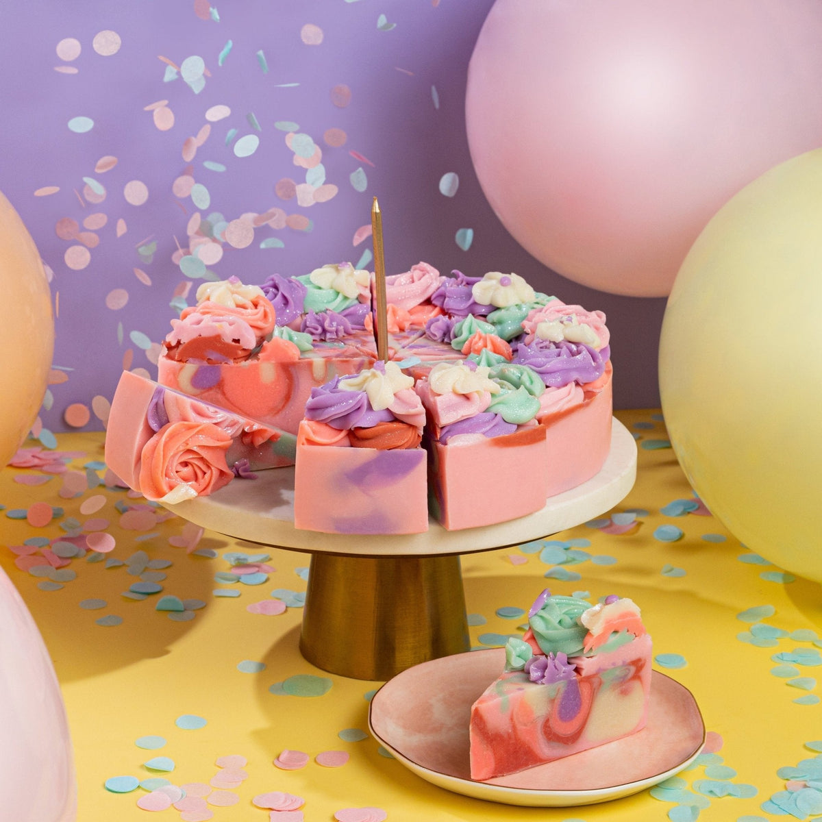 The Sass Bar Summer Garden Cake Slice