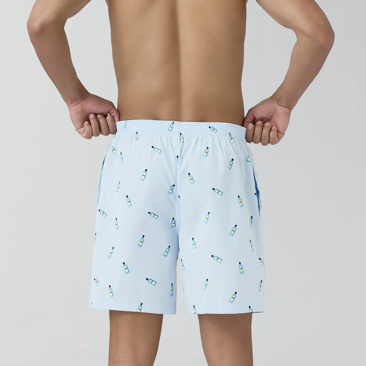 XYXX Surf Super Combed Cotton Boxer Shorts Gin Blue - view 5