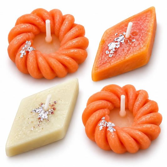Blossom Bubbles Decorative Sweet Shaped Mithai Candles Set