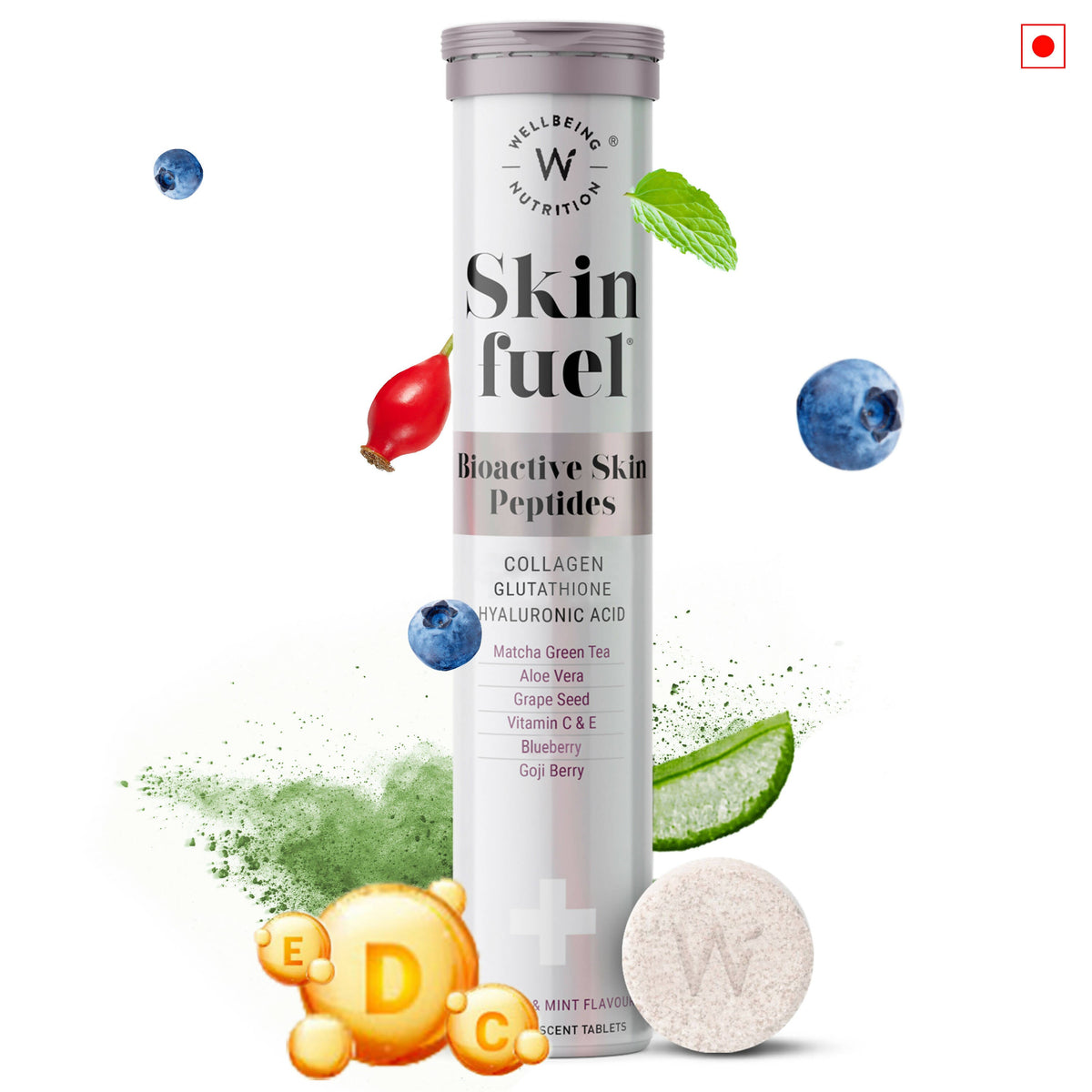 Wellbeing Nutrition Skin Fuel Effervescent Tablets