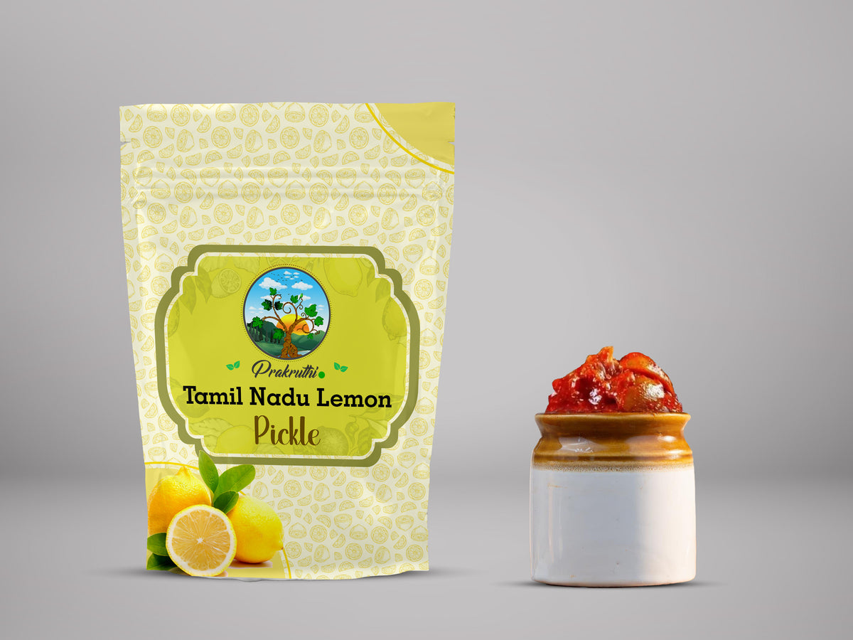 Prakruthi Tamil Nadu Lemon Pickle - PUSHMYCART