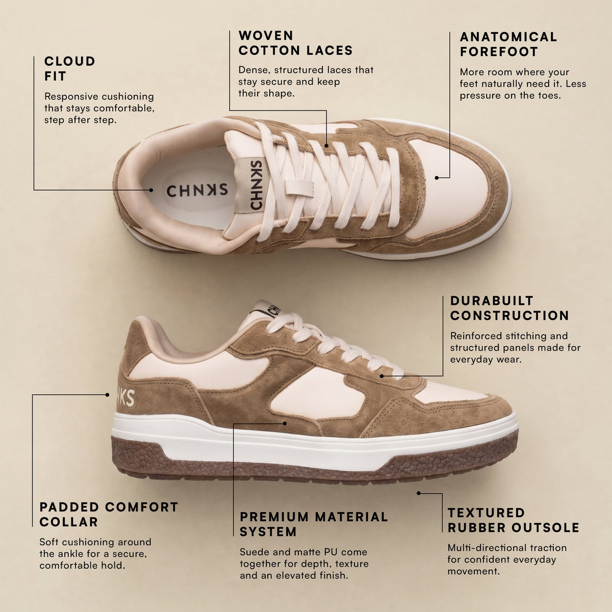 CHNKS Dunescape Sneakers for Men