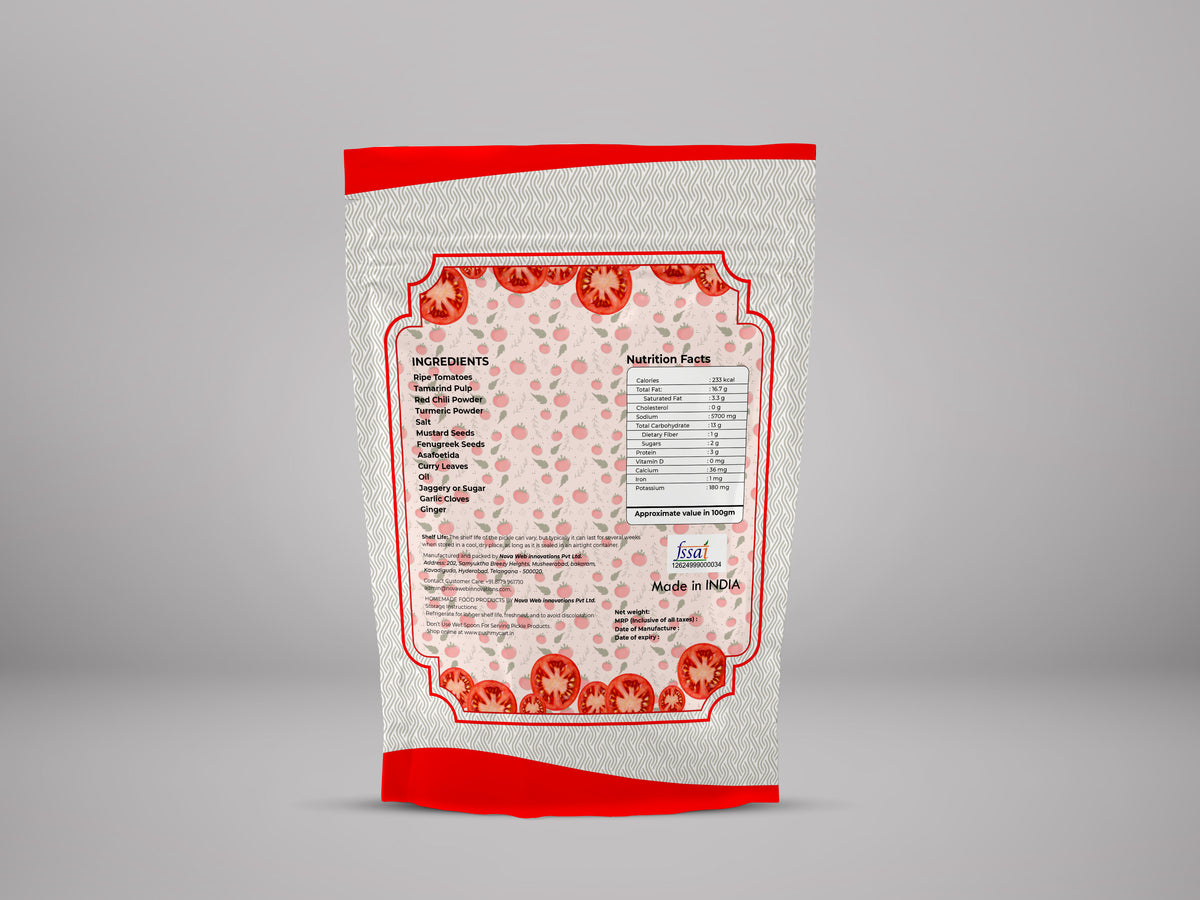 Prakruthi Tomato Pickle - PUSHMYCART