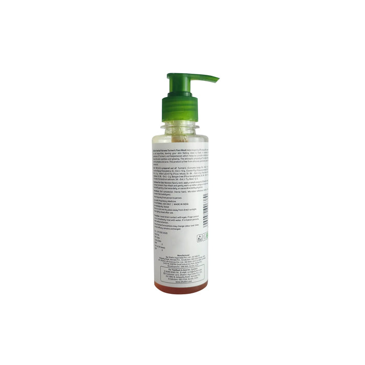 Dhathri Ayurveda Herbal Fairness Turmeric Face Wash