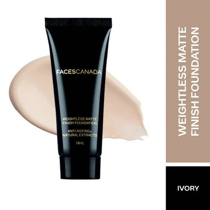 Faces Canada Weightless Matte Finish Foundation-Ivory 01 - PUSHMYCART