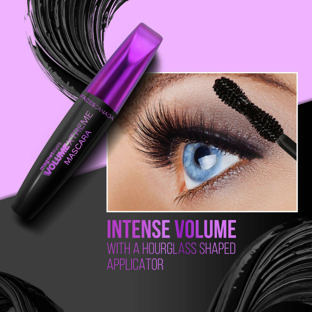 Faces Canada Magneteyes Volume Xtreme Mascara - Black - PUSHMYCART