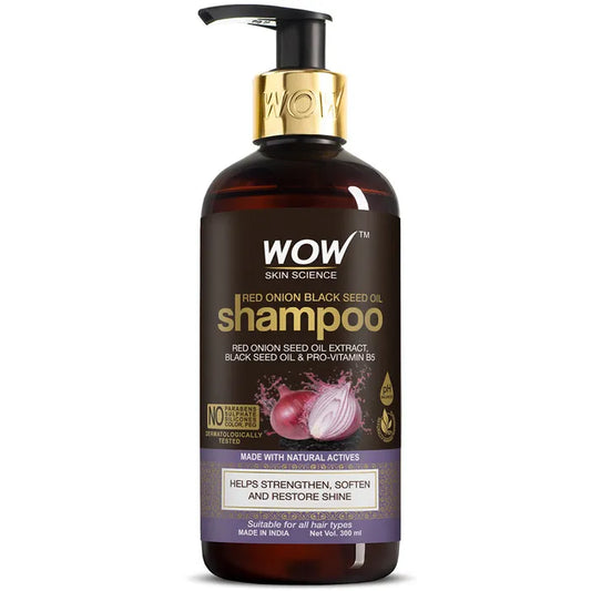 Wow Onion Shampoo For Hair Growth And Hair Fall Control 300ml - PUSHMYCART