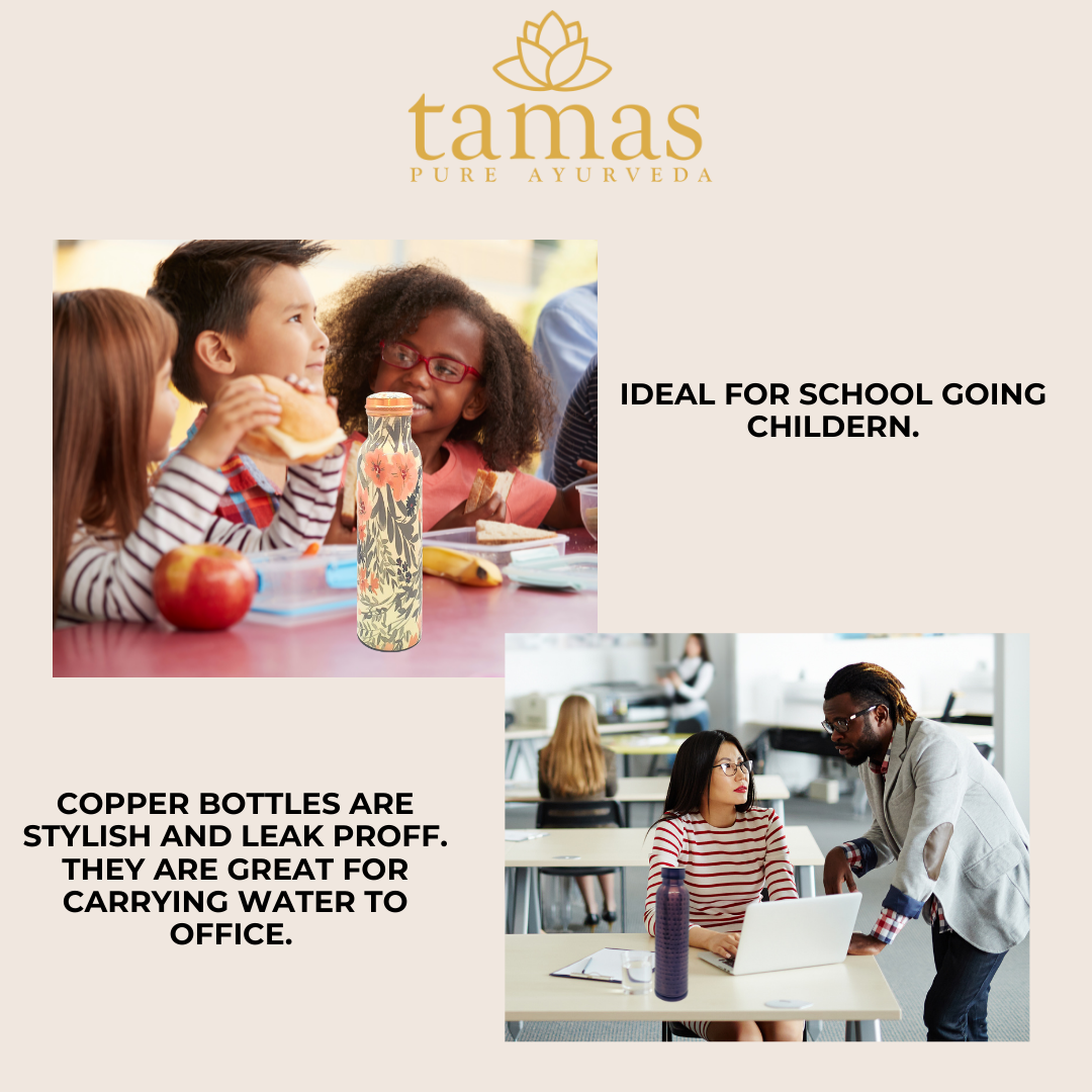 Tamas Q7 Meena Water Bottle Copper - PUSHMYCART