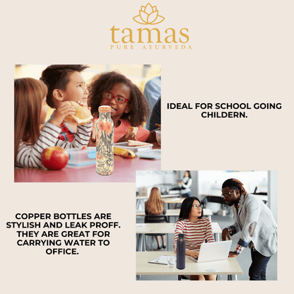 Tamas Jelly Plain Water Bottle Copper - PUSHMYCART