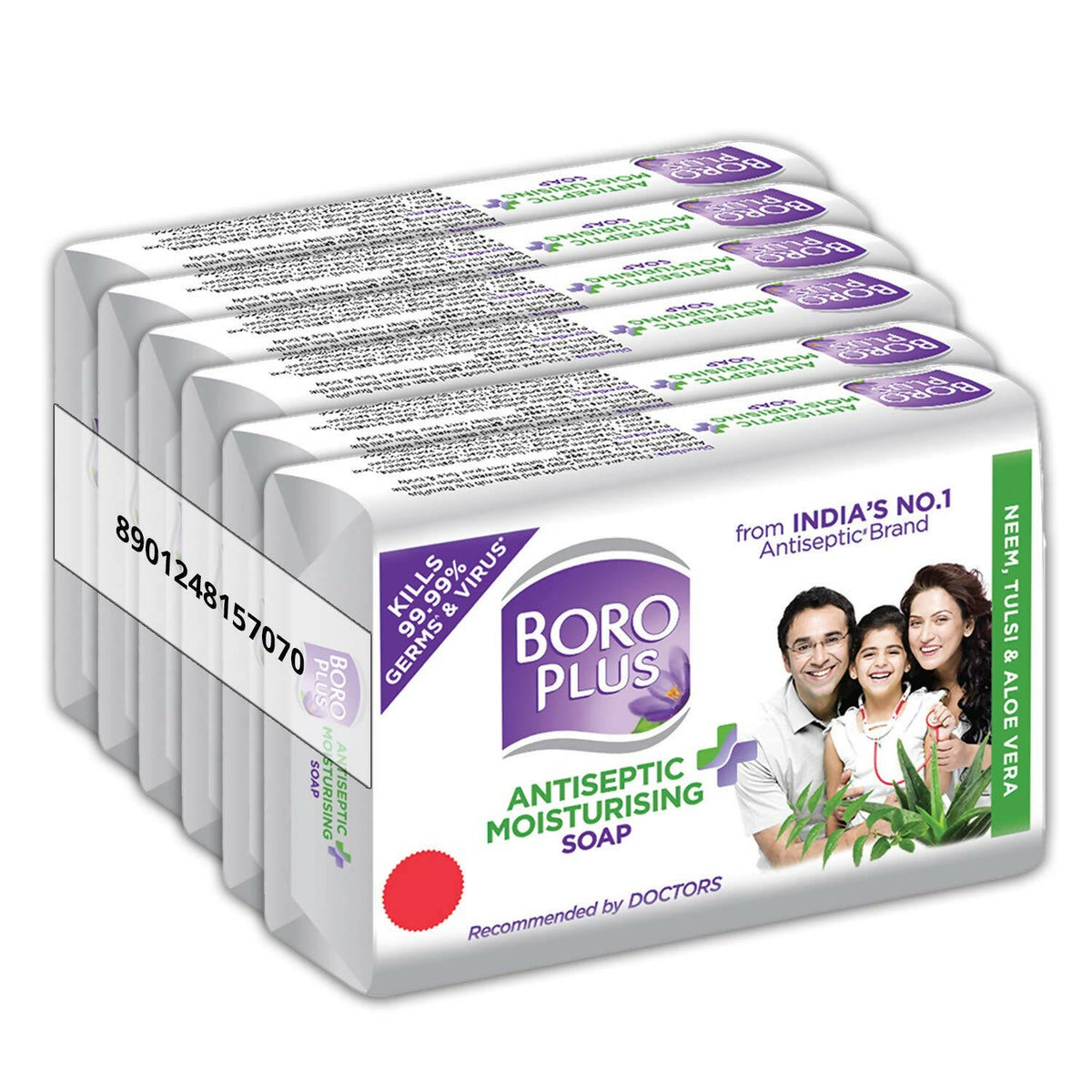 BoroPlus Antiseptic And Moisturising Bathing Soap With Aloe Vera Neem And Tulsi