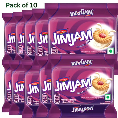 Britannia Treat Jim Jam 138g(pack of 10)