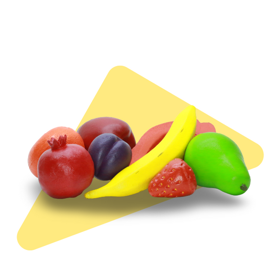 Rubbabu Realistic Fruits Set of 8