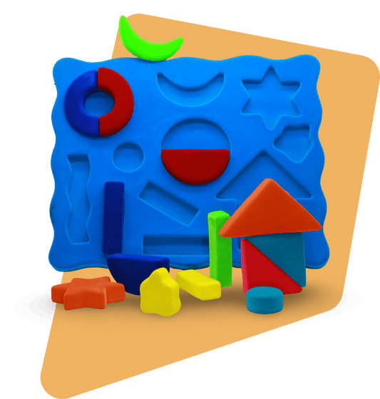 Rubbabu 3D Shape Sorter Geometric